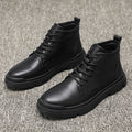 Men's Breathable High-Top Leather Martin Boots