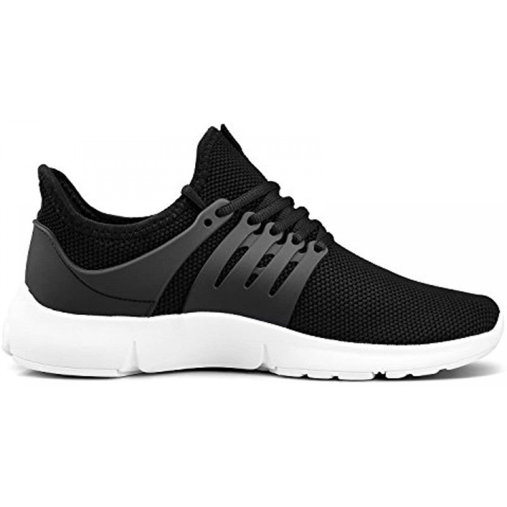 Men's Non Slip Breathable Athletic Running Walking Shoes Black