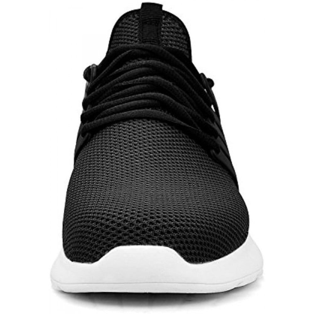 Men's Non Slip Breathable Athletic Running Walking Shoes Black