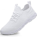 Men's Lightweight Athletic Running Walking Gym Casual Shoes White