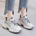 Women Thick Bottom Increased Breathable Sports Casual Shoes