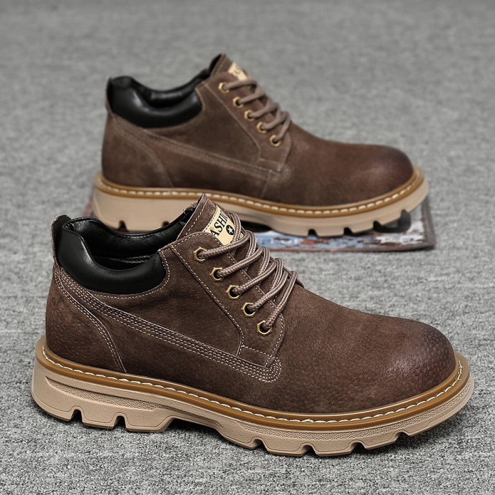 Men's Leather High-Top Martin Boots