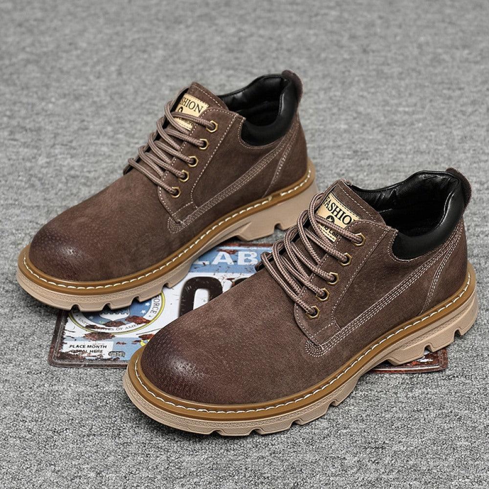 Men's Leather High-Top Martin Boots