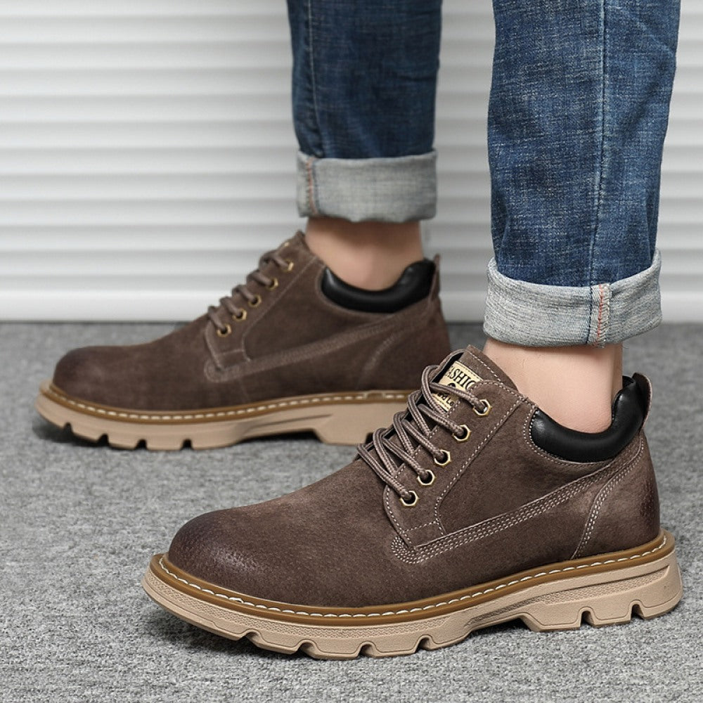 Men's Leather High-Top Martin Boots